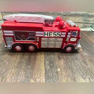 Hess fire truck. Approximately 12 inches long. From 2005